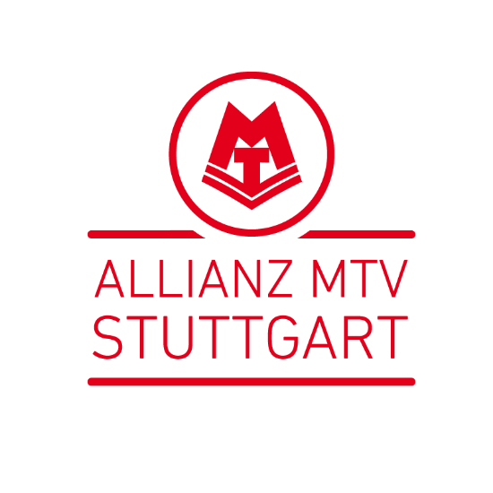 Bild von Aufkleber rund Allianz MTV Stuttgart Logo transparent