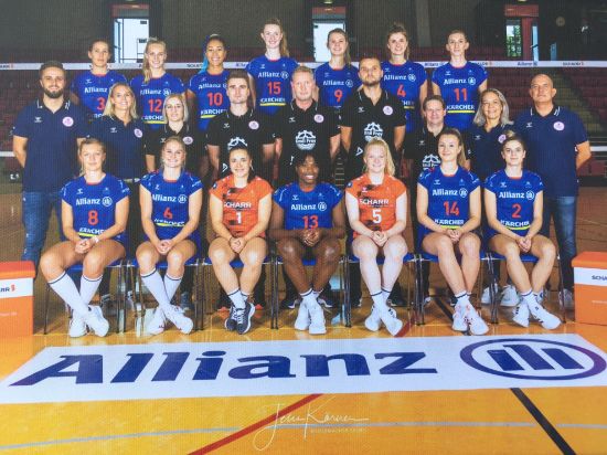 Bild von Mannschaftsfoto "Unser Team 2021/2022" auf Leinwand 
