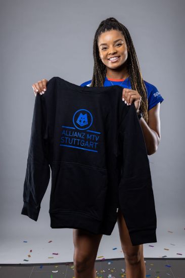Bild von Hoodie schwarz "Allianz MTV Stuttgart" unisex