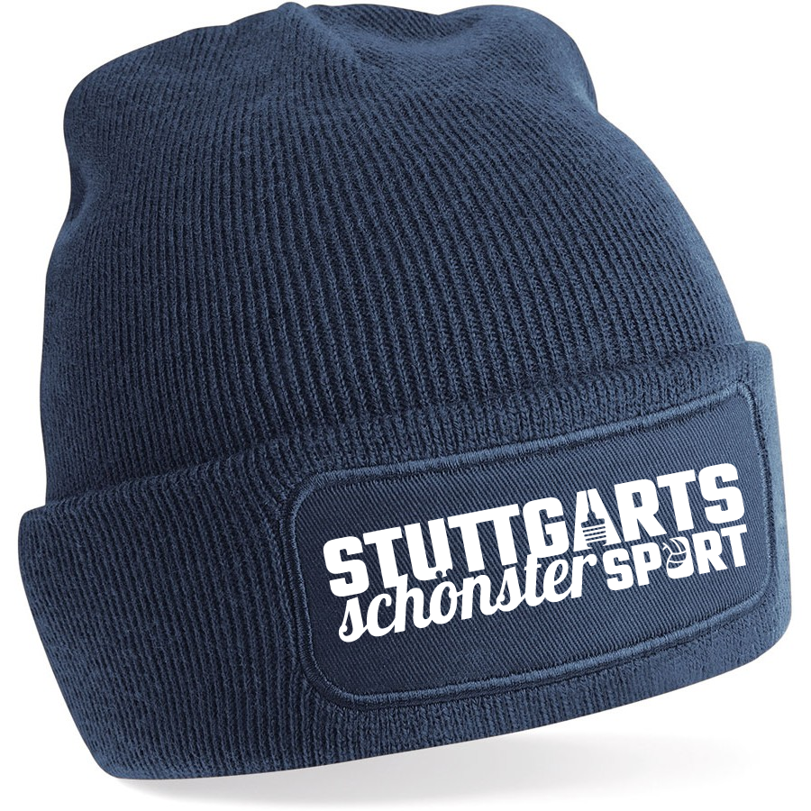 Printers Beanie French Navy