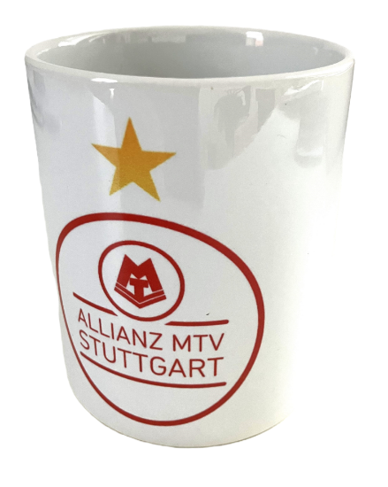 Bild von Tasse Meisterstern Logo weiß